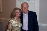 Deanna Lund and astronaut Charlie Duke at Autographica in October 2004
